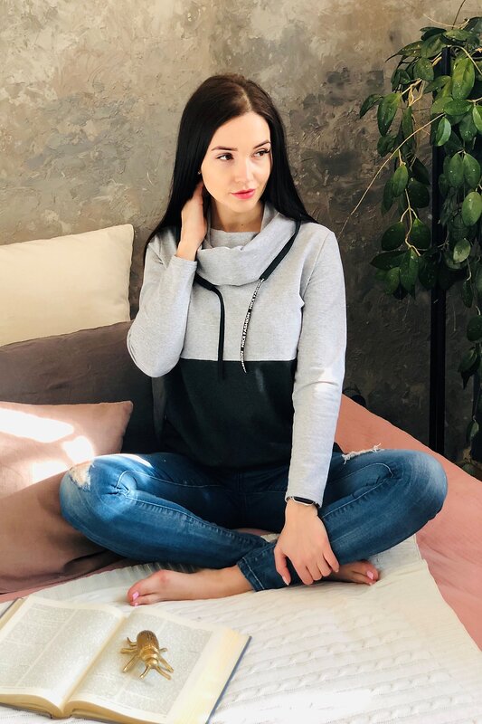 Натали Толстовка 355211 6305 серый