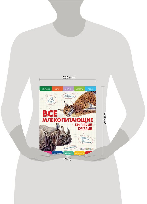 Эксмо Елена Ананьева "Все млекопитающие с крупными буквами" 355905 978-5-04-165895-3 