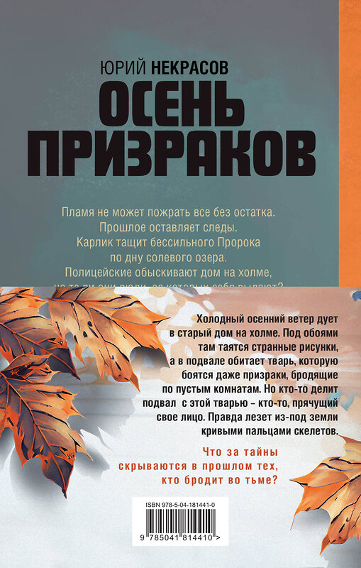 Эксмо Некрасов Ю.А. "Призраки и осень (комплект из двух книг: "Призраки осени" + "Осень призраков")" 359713 978-5-04-181441-0 