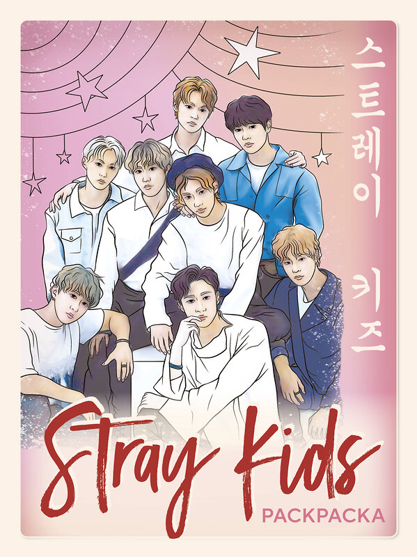 Эксмо "Stray kids. Раскраска с участниками одной из самых популярных k-pop групп" 360416 978-5-04-186093-6 