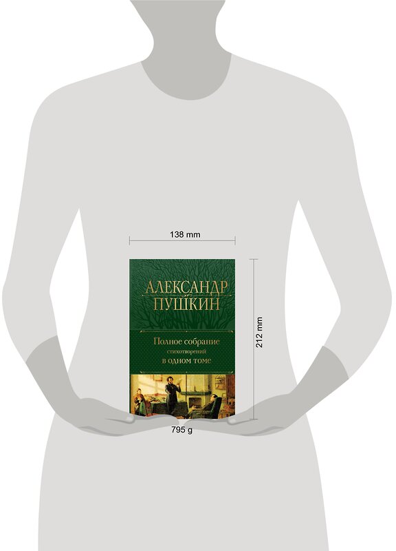 Эксмо Александр Пушкин "Полное собрание стихотворений в одном томе" 361770 978-5-04-190165-3 