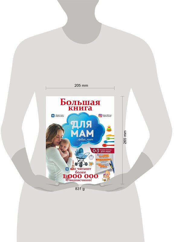 АСТ . "Большая книга для мам" 366915 978-5-17-108444-8 