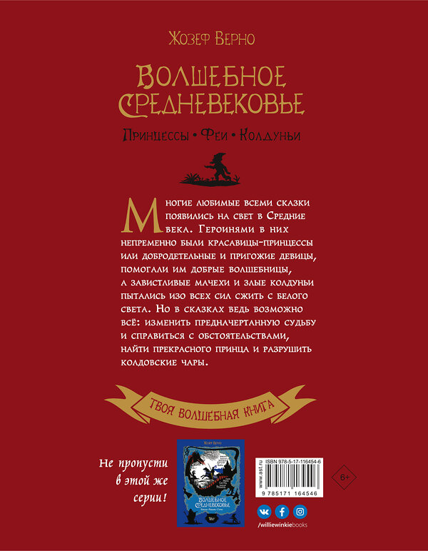 АСТ Жозеф Верно "Волшебное Средневековье. Принцессы, феи, колдуньи" 369153 978-5-17-116454-6 