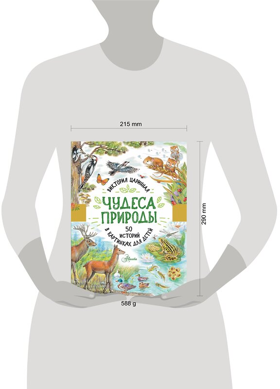 АСТ Царинная В.А. "Чудеса природы. 50 историй в картинках для детей" 374112 978-5-17-137660-4 