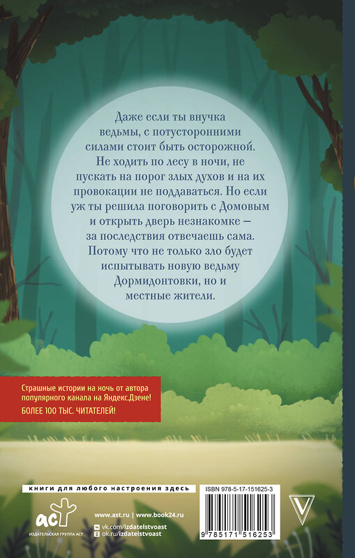 АСТ Наталья Меркулова "Даша и домовой" 379722 978-5-17-151625-3 