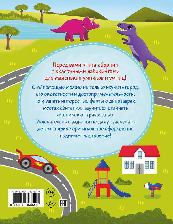 АСТ . "Большая книга лабиринтов для самых любознательных (3+)" 381079 978-5-17-153821-7 