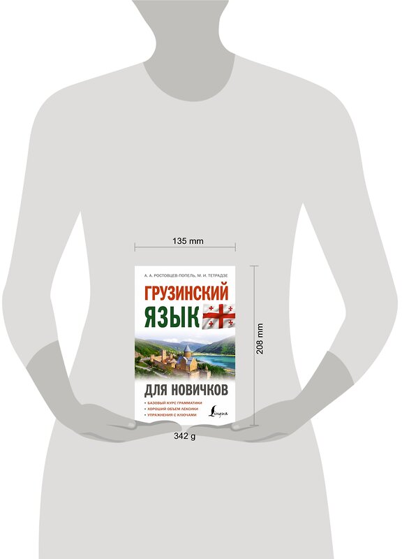 АСТ А. А. Ростовцев-Попель, М. И. Тетрадзе "Грузинский язык для новичков" 381223 978-5-17-154082-1 