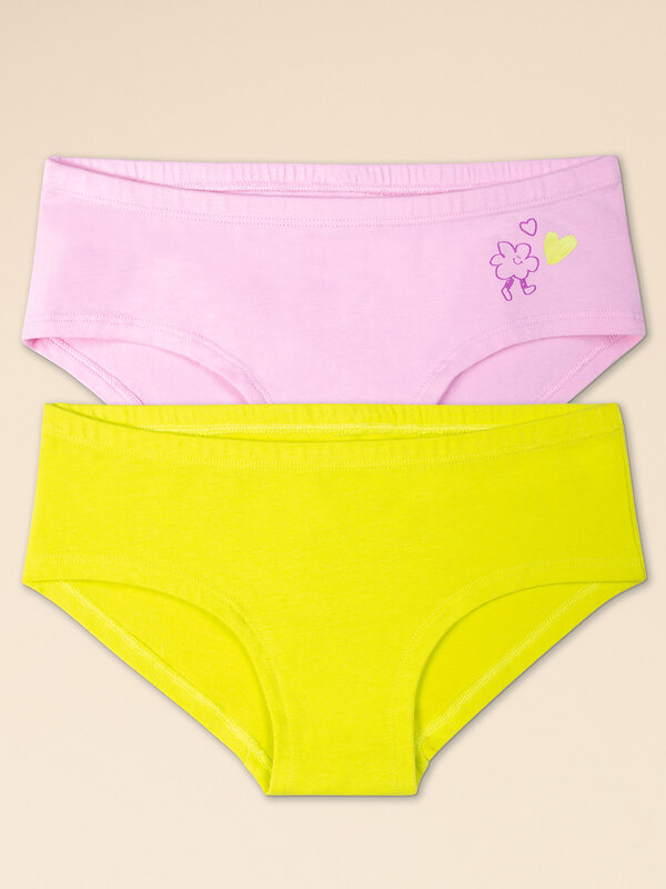 PELICAN Трусы 382848 GUHB3353/1(2) Розовый/лаймовый