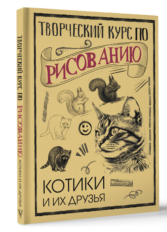 АСТ Грей Мистер "Творческий курс по рисованию. Котики и их друзья" 386501 978-5-17-160045-7 