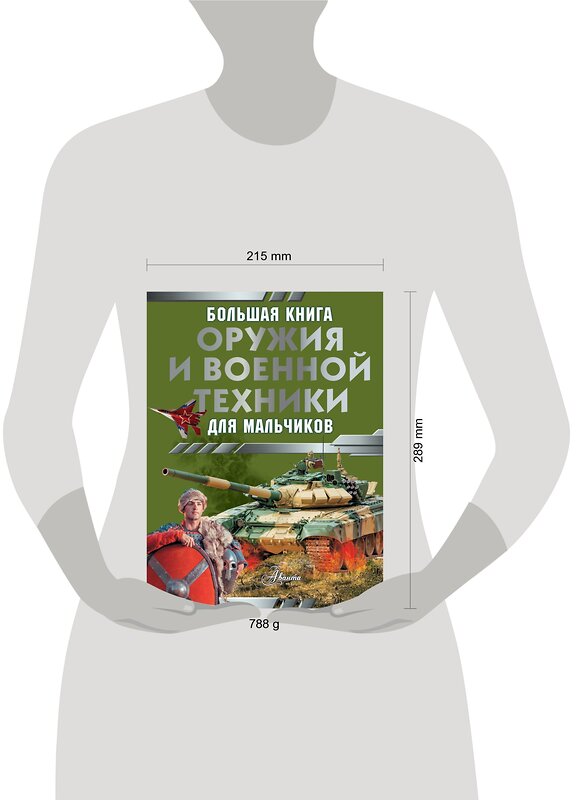 АСТ Ликсо В.В. "Большая книга оружия и военной техники для мальчиков" 386564 978-5-17-160159-1 