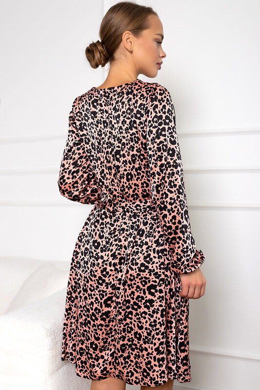 Open-style Платье 389843 6055 розовый/черный
