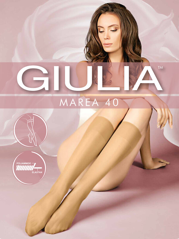 JS Giulia Гольфы 393974 MAREA 40 lycra (2 п.) naturale