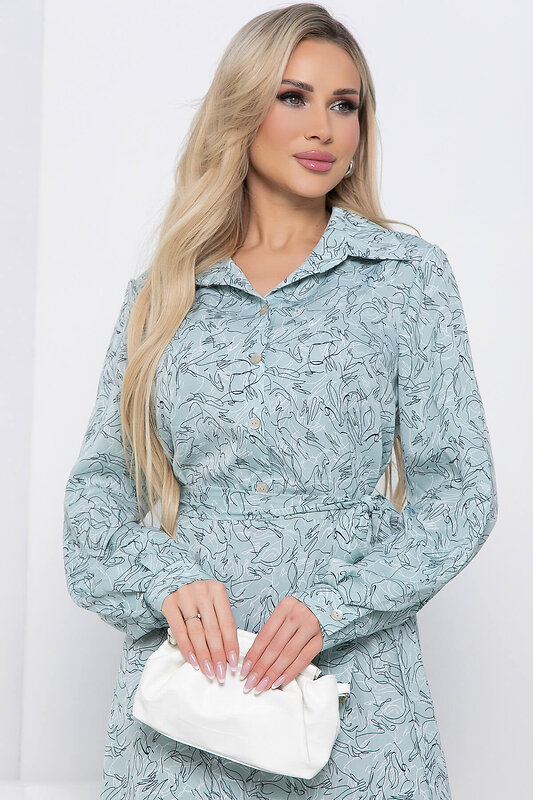 LT Collection Платье 394381 П8355 мятный