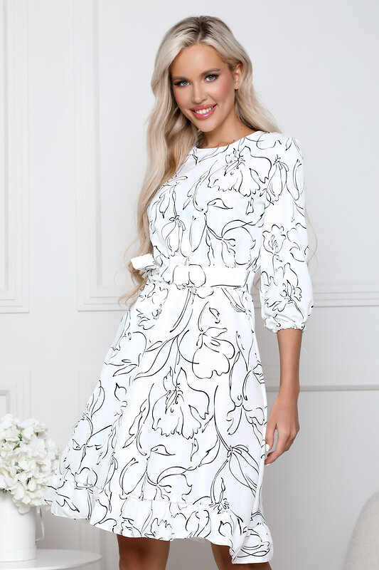 Open-style Платье 394634 6135 черный/белый