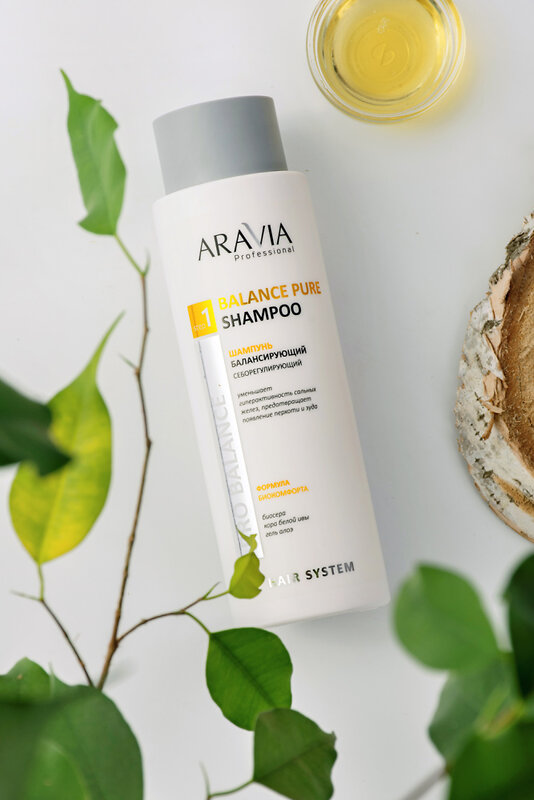 ARAVIA Professional Шампунь балансирующий себорегулирующий Balance Pure Shampoo, 420 мл/9, 398687 В010 