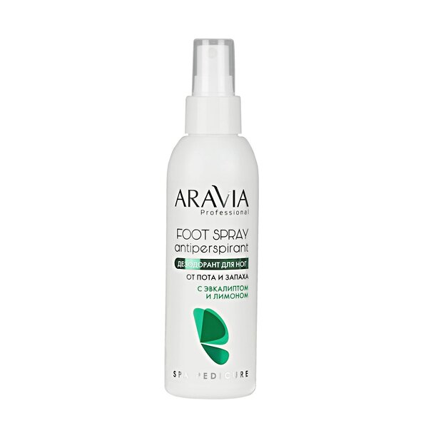 ARAVIA Professional Дезодорант для ног с эвкалиптом и лимоном FOOT SPRAY Antiperspirant, 150 мл/15, 398758 4077 