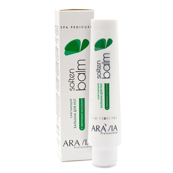 ARAVIA Professional Смягчающий бальзам для ног с эфирными маслами "Soft Balm", 100 мл./15 398767 4033 