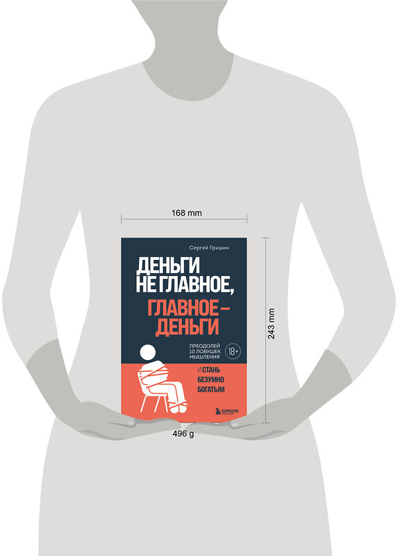 Эксмо Сергей Гришин "Деньги не главное, главное — деньги. Преодлолей 10 ловушек мышления и стань безумно богатым" 400626 978-5-04-191880-4 