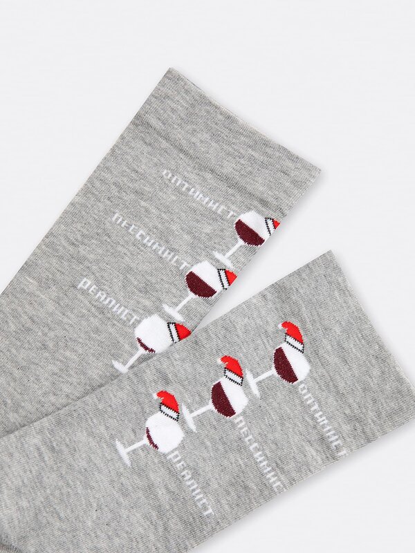 MARK FORMELLE Женские носки 404778 3008K-2185 серый меланж