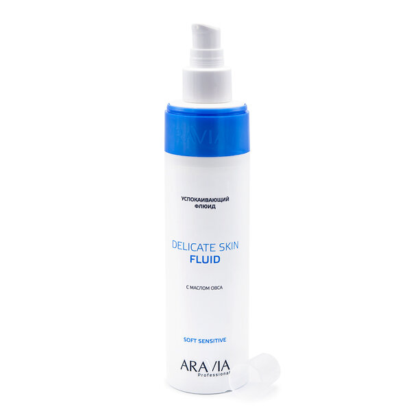 ARAVIA Professional Флюид успокаивающий с маслом овса для лица и тела Delicate Skin Fluid, 250 мл/12, 406089 1082 