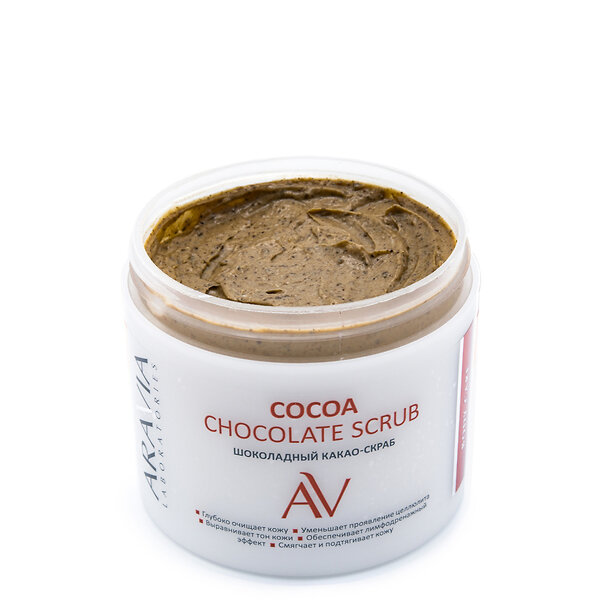 ARAVIA Laboratories " Laboratories" Шоколадный какао-скраб для тела Cocoa Chocolate Scrub, 300мл./8 406498 А101 