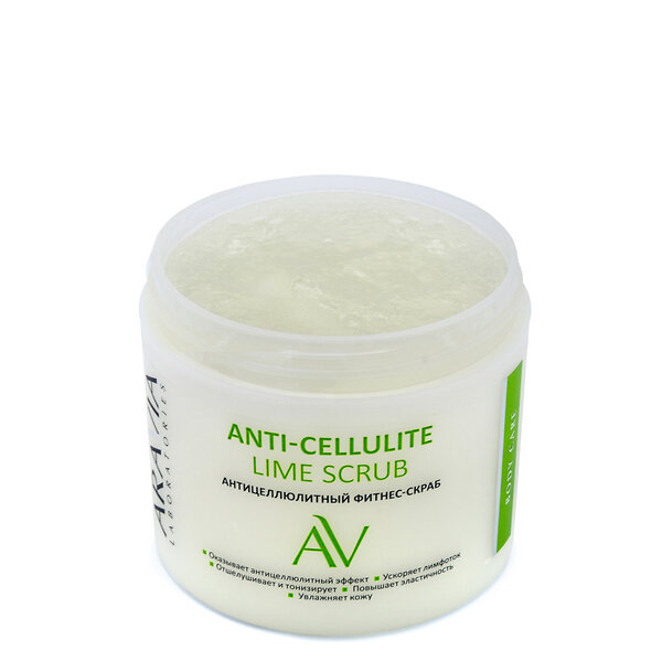 ARAVIA Laboratories " Laboratories" Антицеллюлитный фитнес-скраб Anti-Cellulite Lime Scrub, 300 мл/8 406500 А103 