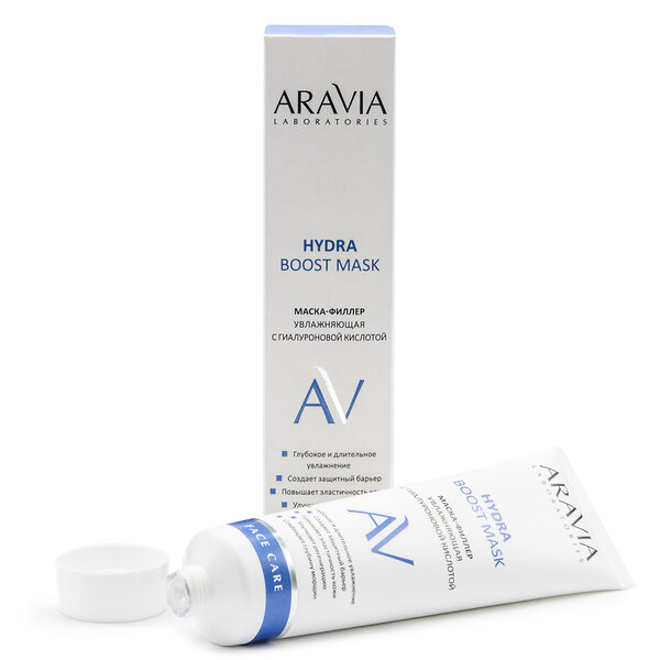 ARAVIA Laboratories " Laboratories" Маска-филлер увлажняющая с гиалуроновой кислотой Hydra Boost Mask, 100 мл/15 406534 А016 