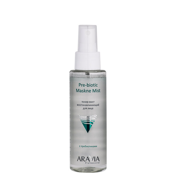 ARAVIA Professional Тонер-мист восстанавливающий с пребиотиками для лица Pre-biotic Maskne Mist, 110 мл 406629 9114 