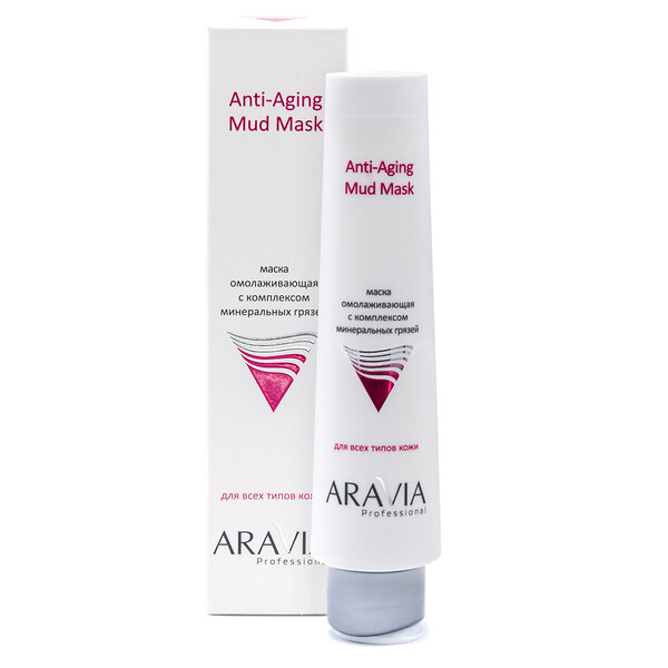 ARAVIA Professional Маска омолаживающая с комплексом минеральных грязей Anti-Aging Mud Mask, 100 мл/15 406652 9007 