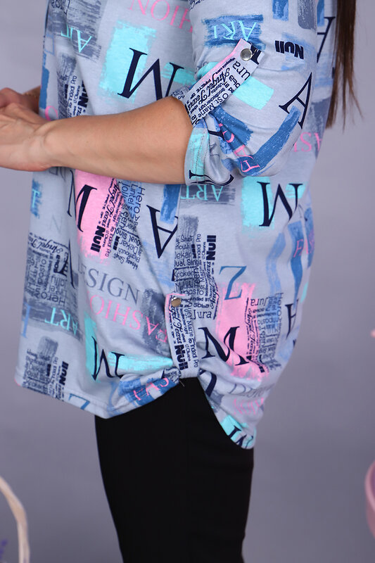 Натали Туника 407354 36568 серый