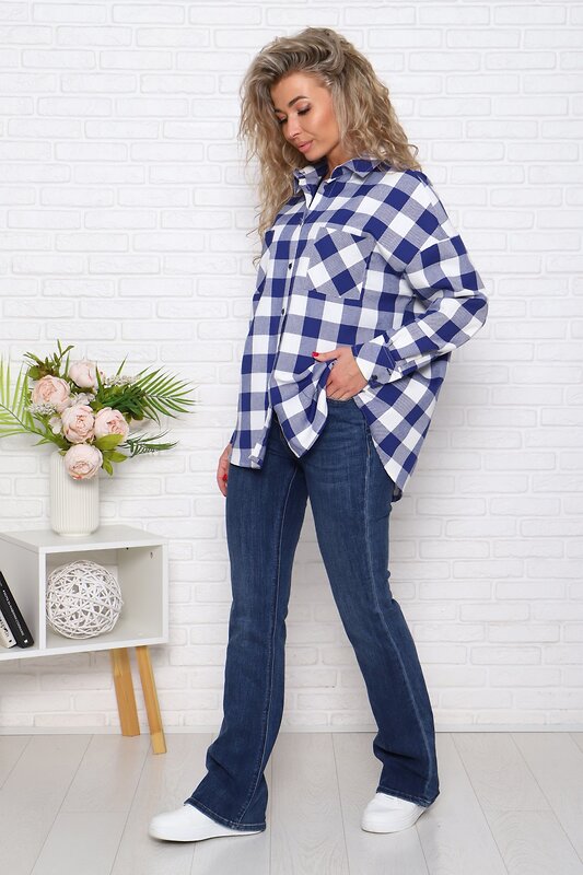 Натали Туника 407860 57045 сине-белый