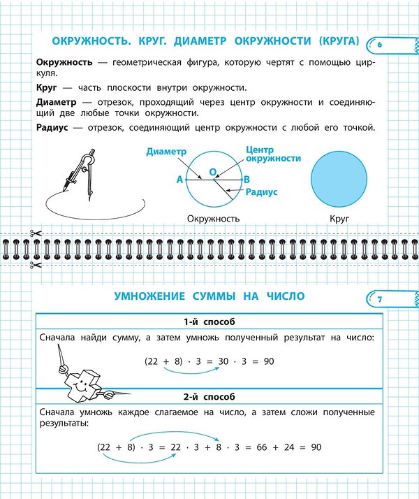 Эксмо "Все правила математики и русского языка. 3 класс" 411046 978-5-04-191860-6 