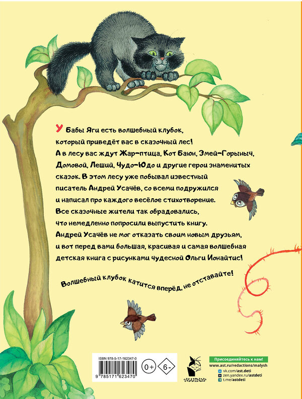 АСТ Усачев А.А. "Волшебный клубок. Рисунки О. Ионайтис" 411975 978-5-17-162347-0 