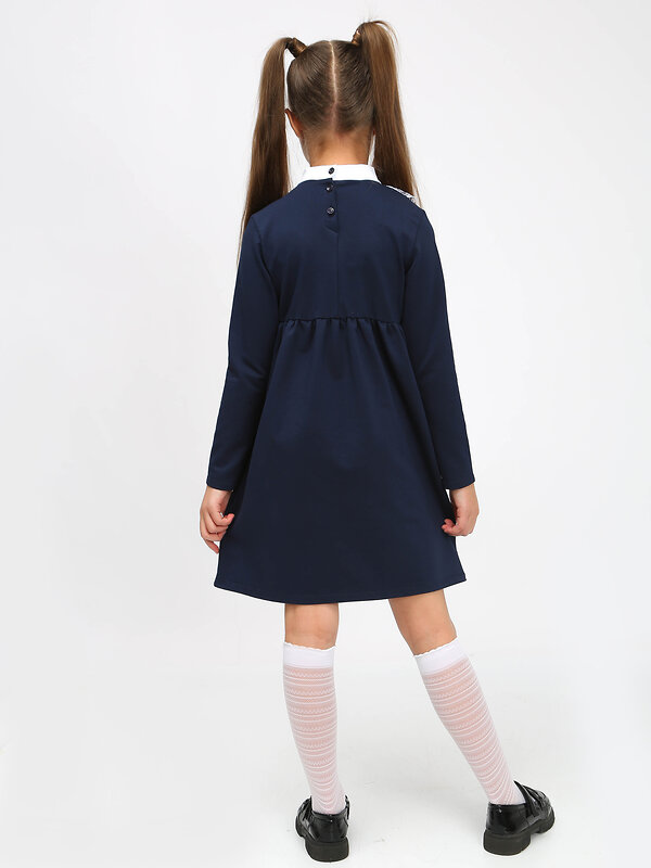 KIP Платье 414561 ШК-ПЛ-03/1 Тёмно-синий