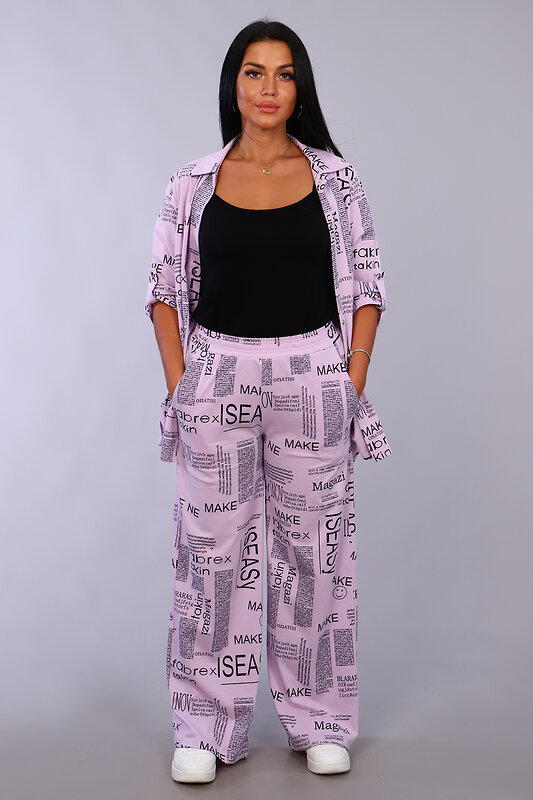 Натали Брюки 415560 36562 сиреневый