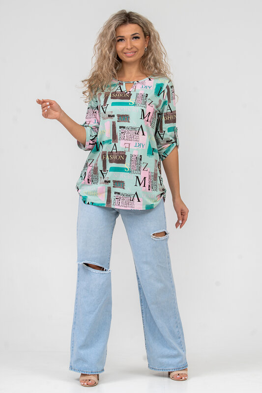 Натали Туника 415575 36561 светло-зеленый