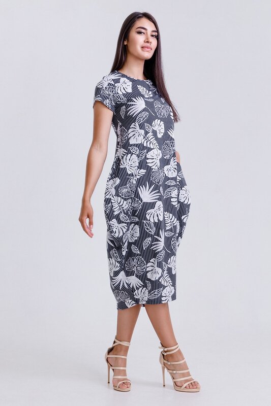 Натали Платье 415577 50516 серый