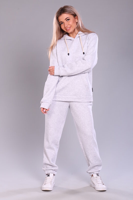 Натали Костюм 418659 6076 серый меланж