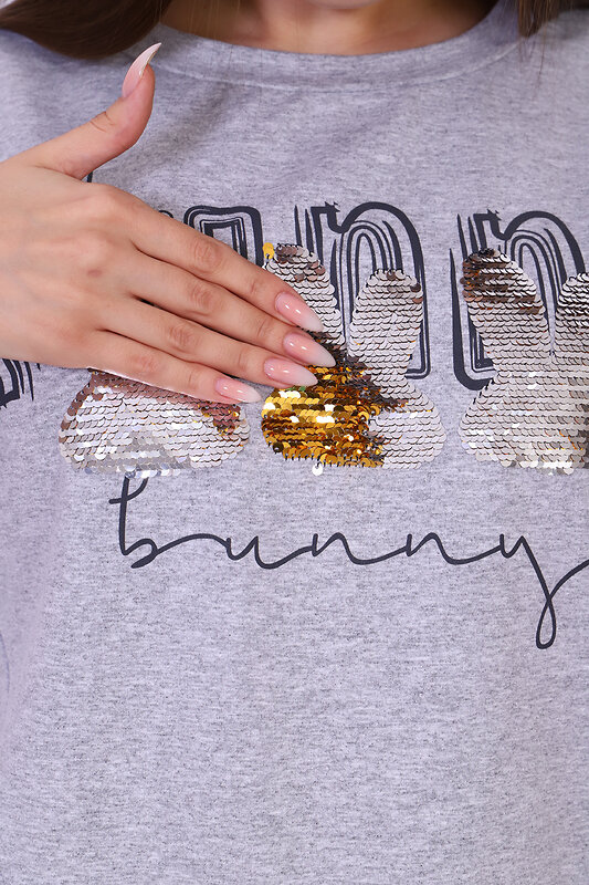 Натали Туника 419455 24872 серый меланж