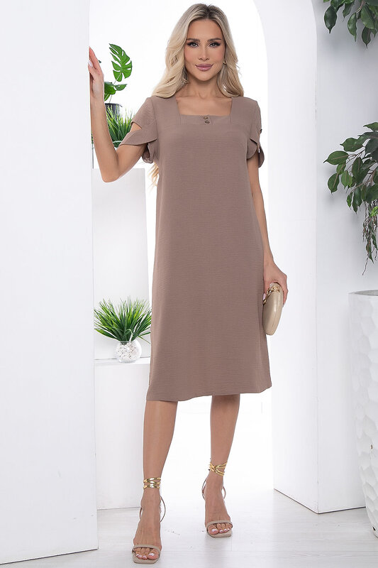 LT Collection Платье 422567 П10246 коричневый