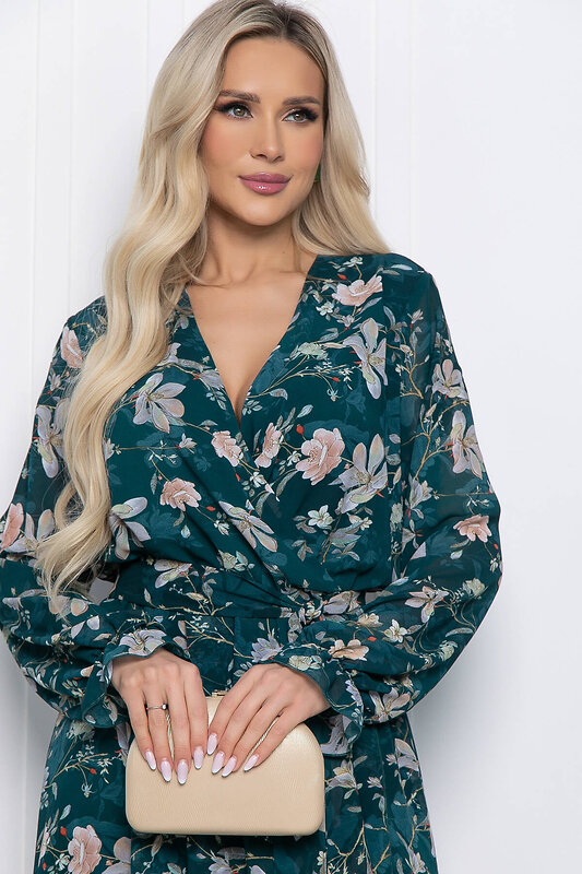 LT Collection Платье 423520 П10182 изумрудный