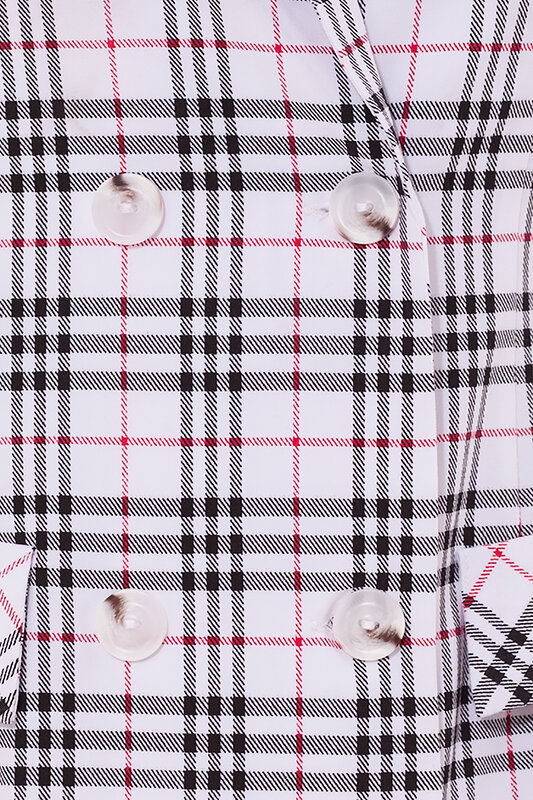 VISERDI Платье 69381 10009-клт 459710 Белый/клетка