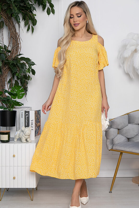 LT Collection Платье 427051 П10440 жёлтый