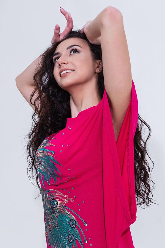 Натали Туника 427365 Туника Королева вискоза малина