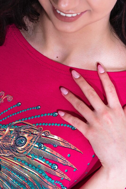 Натали Туника 427365 Туника Королева вискоза малина