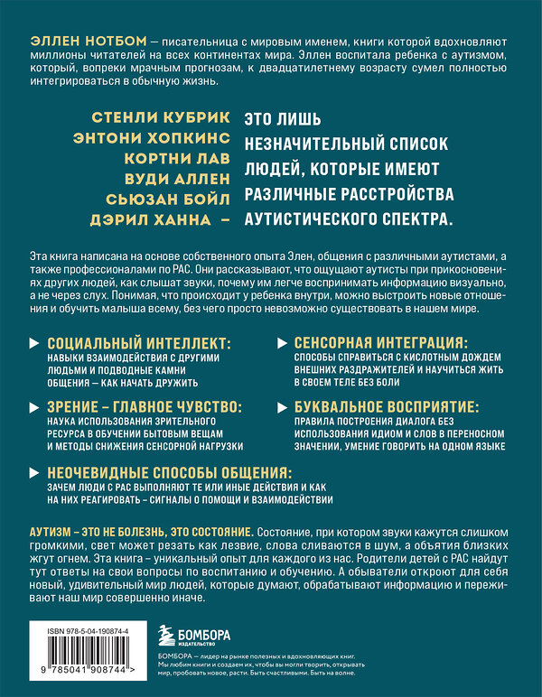 Эксмо Нотбом Эллен "10 вещей, о которых каждый ребенок с аутизмом хотел бы вам рассказать" 427846 978-5-04-190874-4 