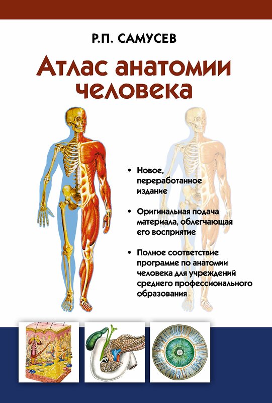 АСТ Самусев Р.П. "Атлас анатомии человека. Учебное пособие для студентов учреждений среднего профессионального образования" 428268 978-5-17-083947-6 