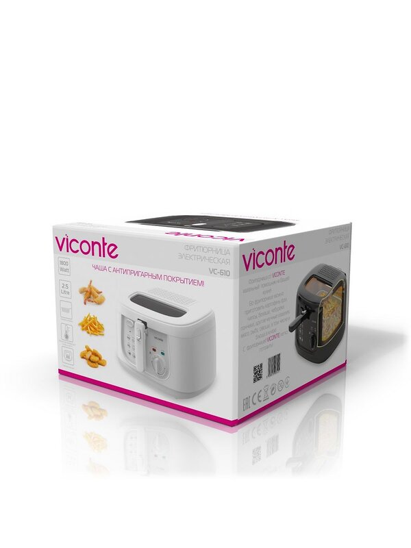 Viconte Фритюрница 430310 VC-610 белая белый