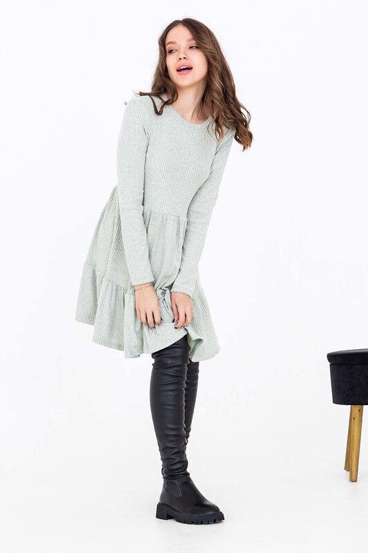 Натали Платье 431252 50512 фисташковый