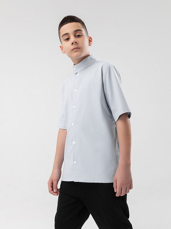 Bodo Рубашка 432697 38-37МU серо-голубой